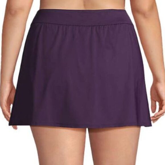 Lands End NWT Women's Plus Size Tummy Control Swim Skirt Swim Bottoms - Picture 2 of 3